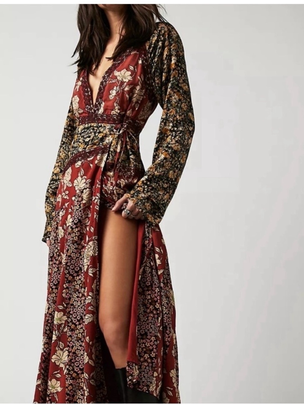 Free People Tilda Wrap Dress size Small - Picture 2 of 5